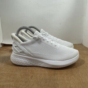 Women's White Mesh Athletic Shoes
